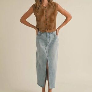 Miou Muse Denim Skirt